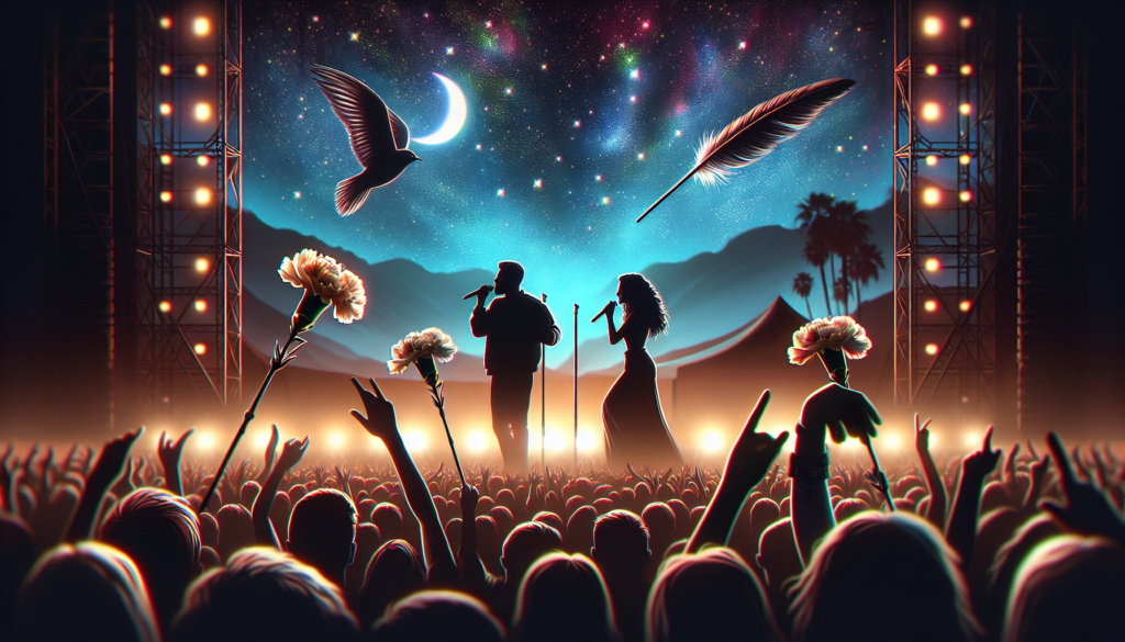 Karol G and Peso Pluma perform at Coachella