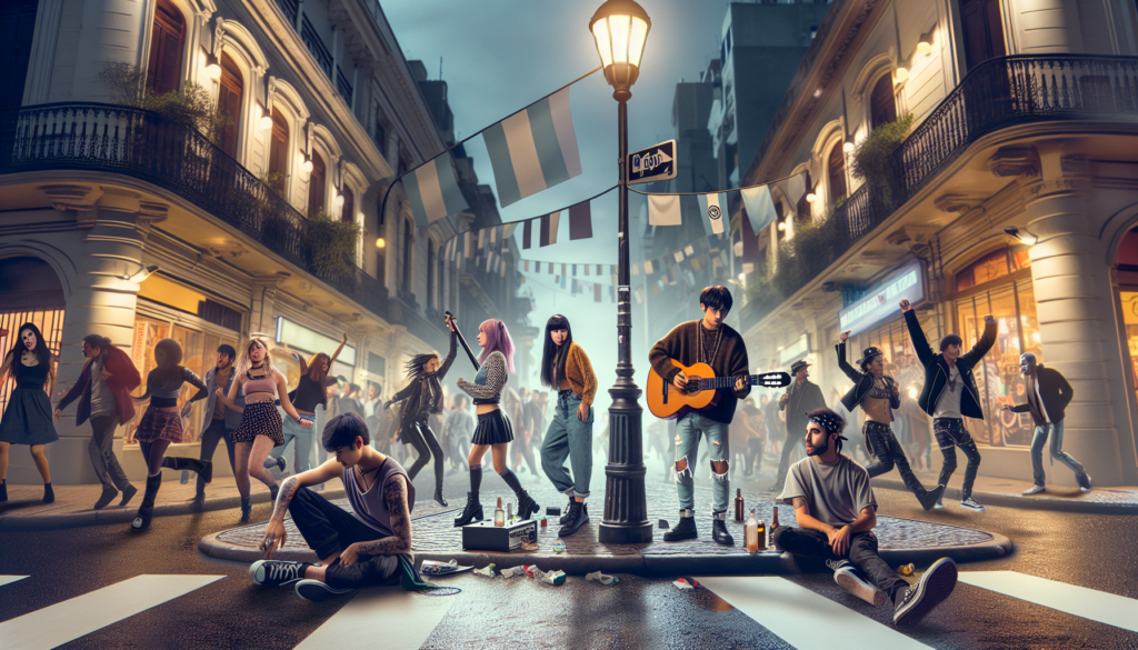 Argentine indie, reggaeton, and punk music collage