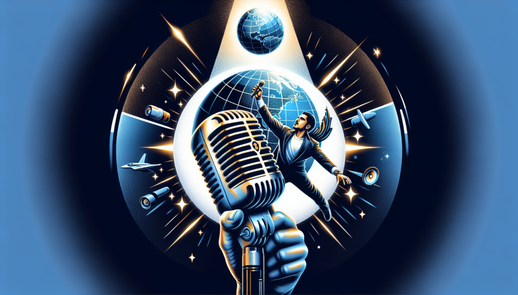 Bad Bunny performing live during his rise to global fame